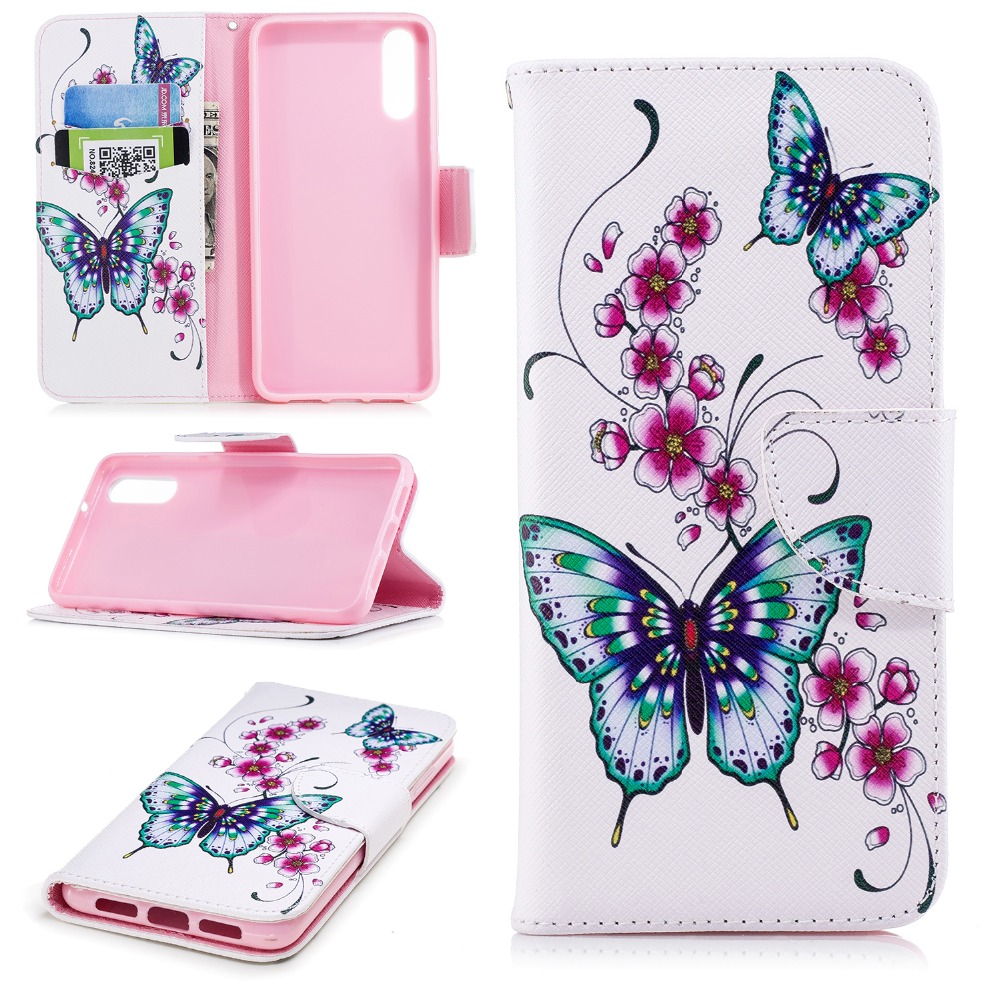 Case Huawei P20 #เคสฝาพับสไตล์กระเป๋าสตางค์พิมพ์ลายสวยๆ