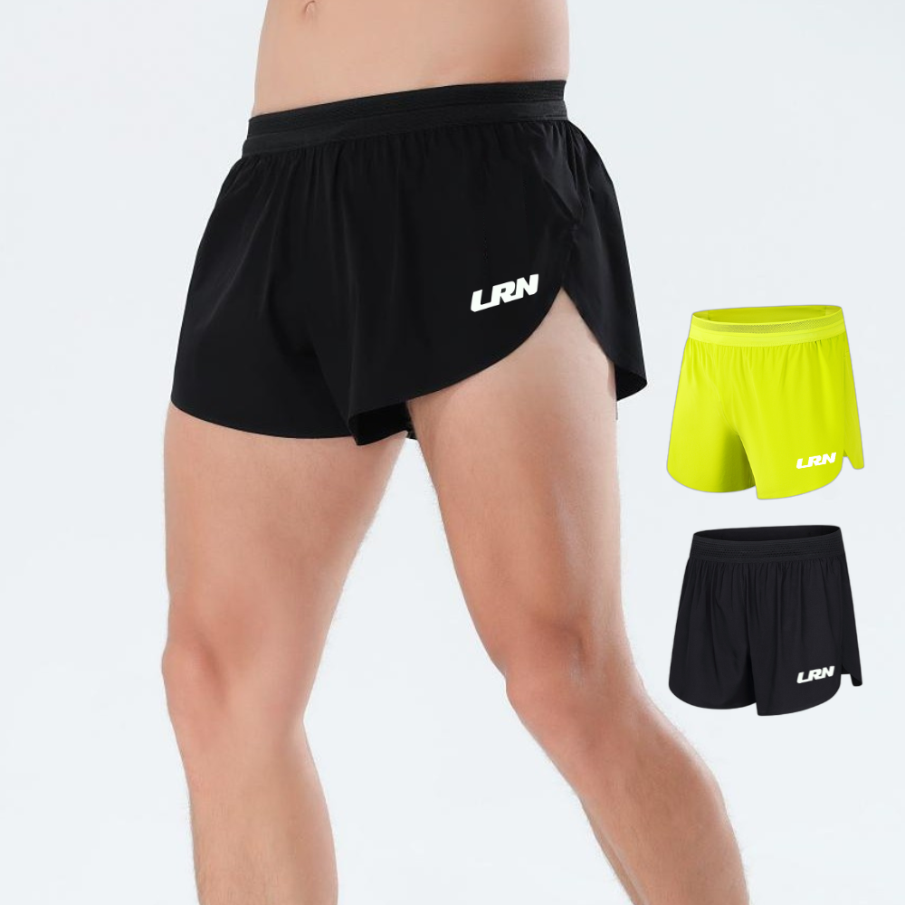 กางเกงวิ่งขาสั้น 3" น้ำหนักเบา แห้งไว มีซับใน วิ่งมาราธอนได้ทุกระยะ (F09)