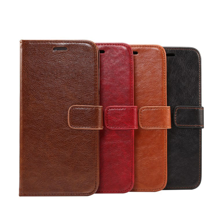 Case Huawei nova 2i #เคสฝาพับหนัง PU ผิวหนังม้า Crazy Horse Wallet Leather Cover