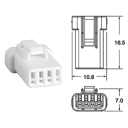 ปลั๊กต่อสายไฟ,AUTOMOTIVE CONNECTORS KST,025 JSTC JWPF SERIES SEALED 0.33sqmm