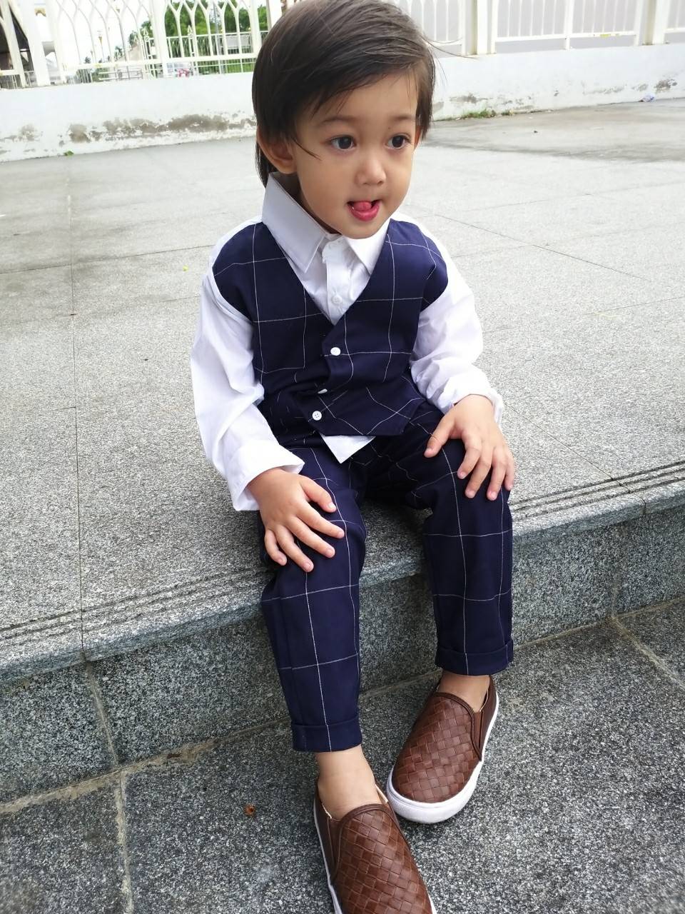 set เสื้อกับกางเกงออกงาน เด็กชาย