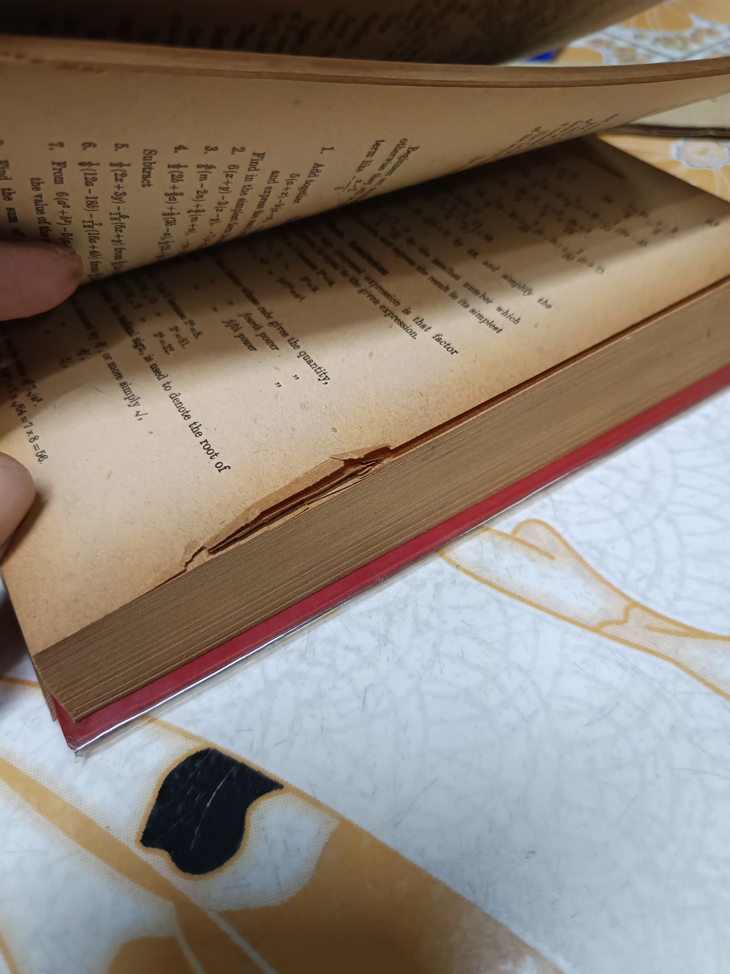 A SCHOOL ALGEBRA part 1- 2 (with answers) by H.S.HALL ฉบับสมบูรณ์ (พิมพ์ปี 1976)