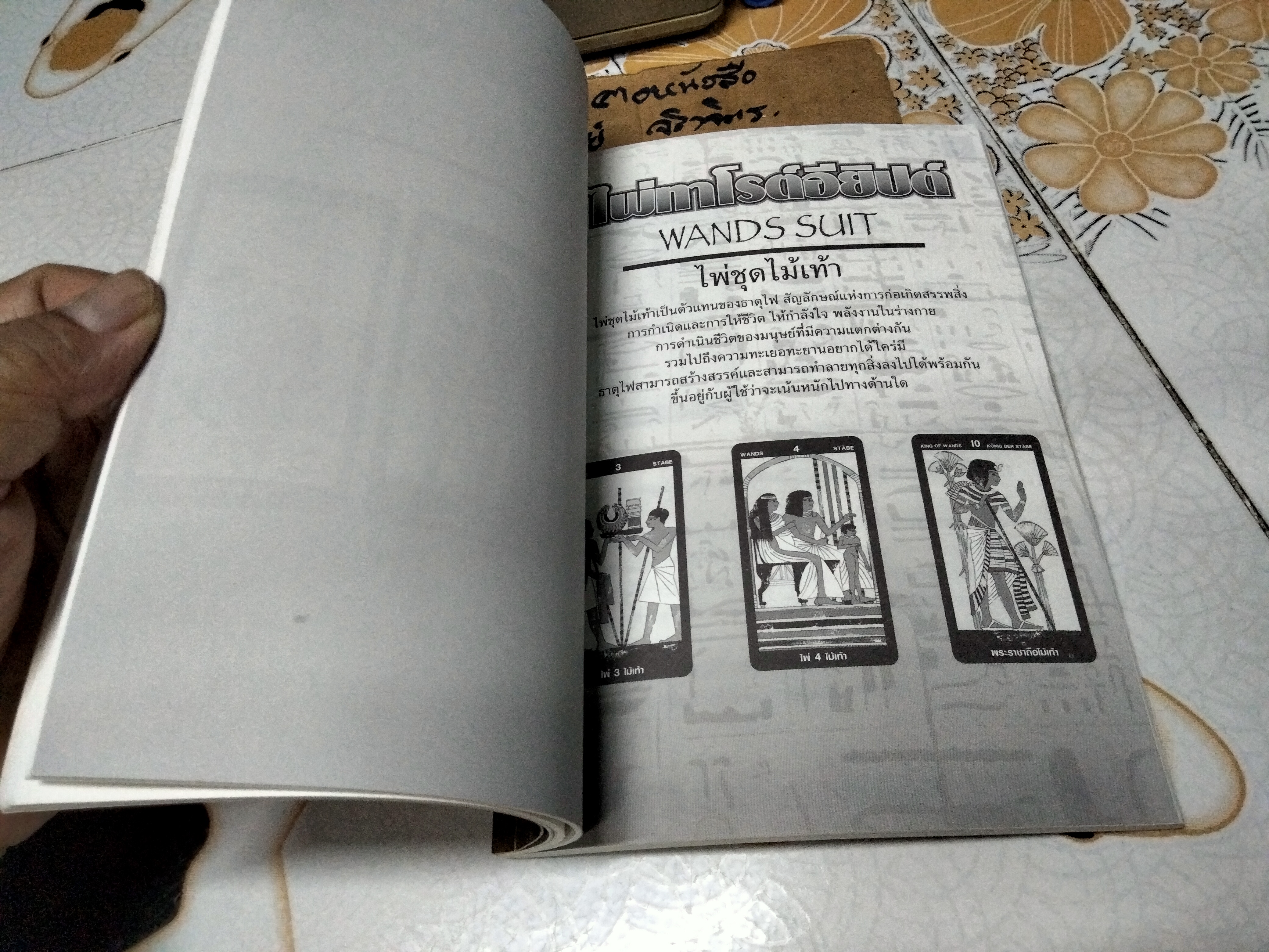 ไพ่ทาโรต์อียิปต์ (มีเฉพาะหนังสือ) โดย อ.ธีรภาพ ธีระศรีศุภร พิมพ์ครั้งแรก พ.ศ.2550 **สินค้าหมด**