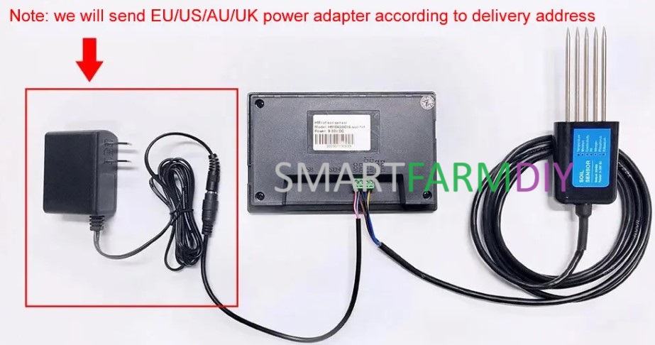 เครื่องบันทึกความชื้นในดินอุณหภูมิความชื้นในดินเซ็นเซอร์วัดค่า pH NPK พร้อมหน้าจอสัมผัส HMI4.3"