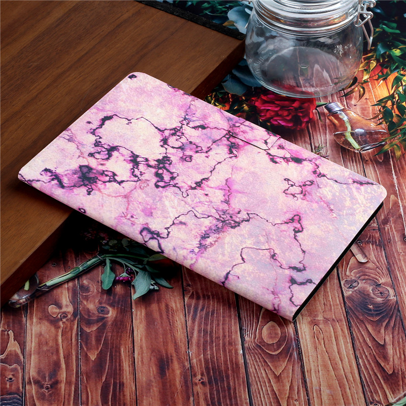 เคส Samsung Galaxy Tab S6 Lite 10.4 SM-P610 SM-P615 SM-P617 #เคสฝาพับพิมพ์ลายหนัง PU พร้อมที่เก็บการ์ด Pattern Printing PU Leather Tablet Stand Case with Card Storage