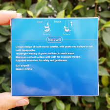 Fairywill® Black Soft Replacement Toothbrush Heads x4 หัวแปรงสีฟันไฟฟ้า สีดำ ขนแปรงไนลอนดูปองท์ ทำความสะอาดฟัน เหงือกอย่างทั่วถึงแม้บริเวณที่เข้าถึงยาก