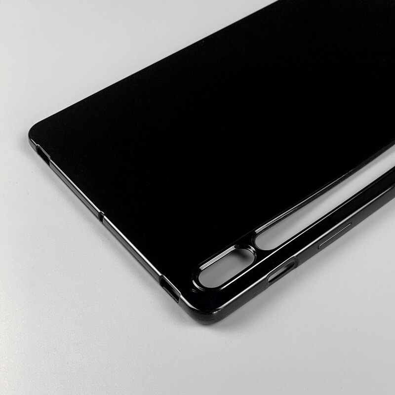 Case Samsung Galaxy Tab S7 Plus 12.4" SM-T970 SM-T975 SM-T976 #เคสฝาหลัง TPU นิ่ม Anti-crack TPU Soft silicone Cover