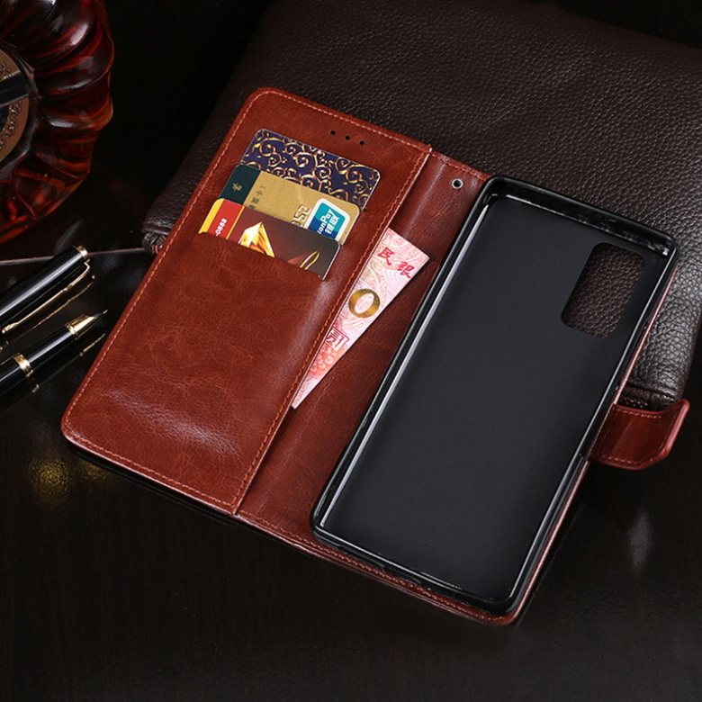 Case Samsung Galaxy S20 FE / S20 FE 5G #เคสฝาพับแบบกระเป๋าสตางค์หนัง PU ผิวหนังม้า Crazy Horse