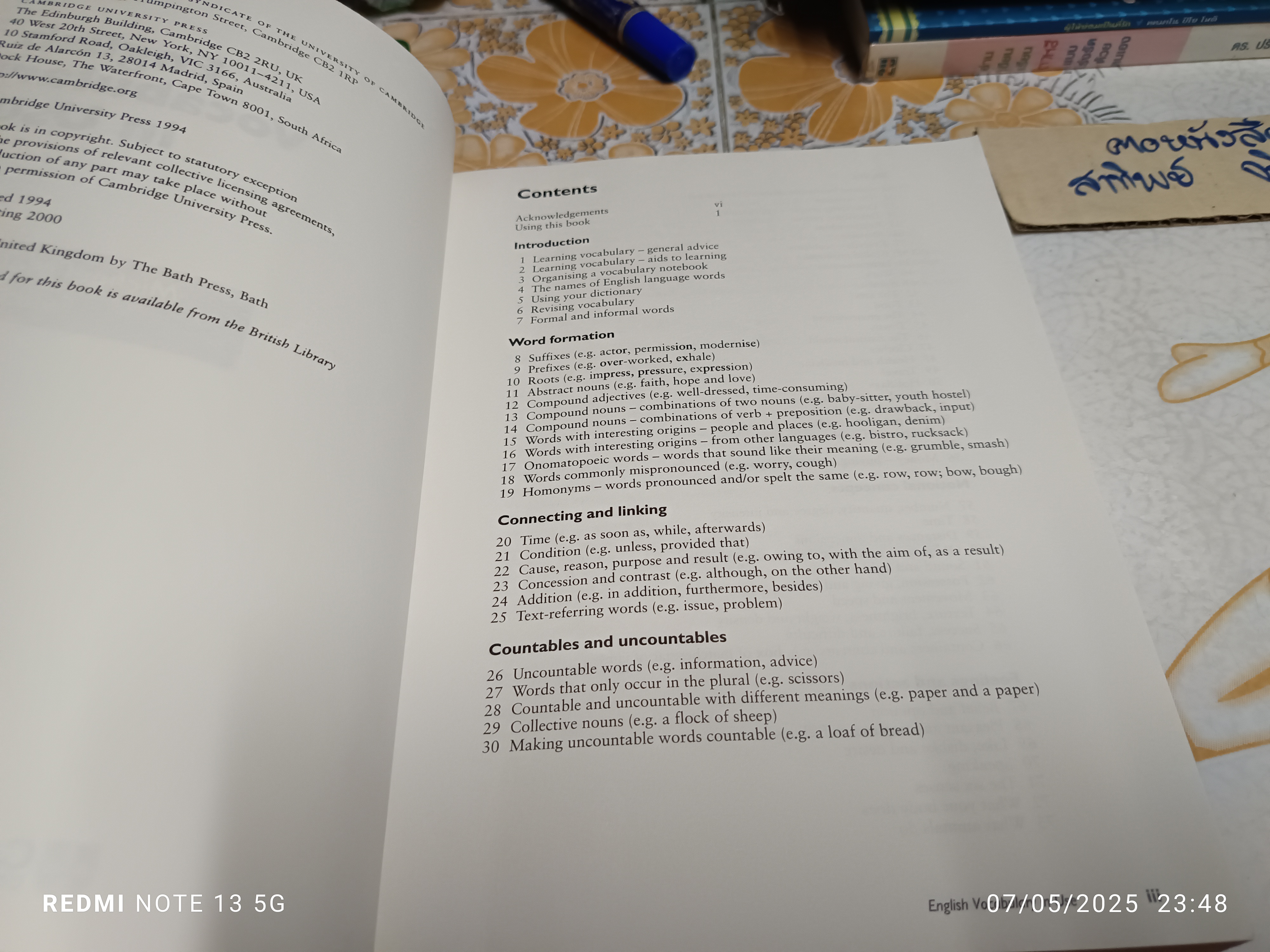 English Vocabulary in Use Upper-Intermediate Book with answers Eleven printed 2000 by McCarthy, Michael/ O'Dell, Felicity.