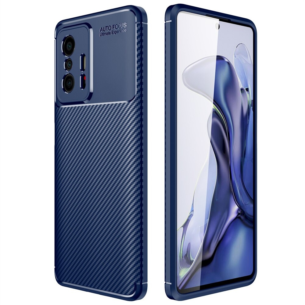 เคส Xiaomi 11T / 11T Pro #เคสฝาหลังนิ่ม Carbon Fiber Anti-drop TPU Protection