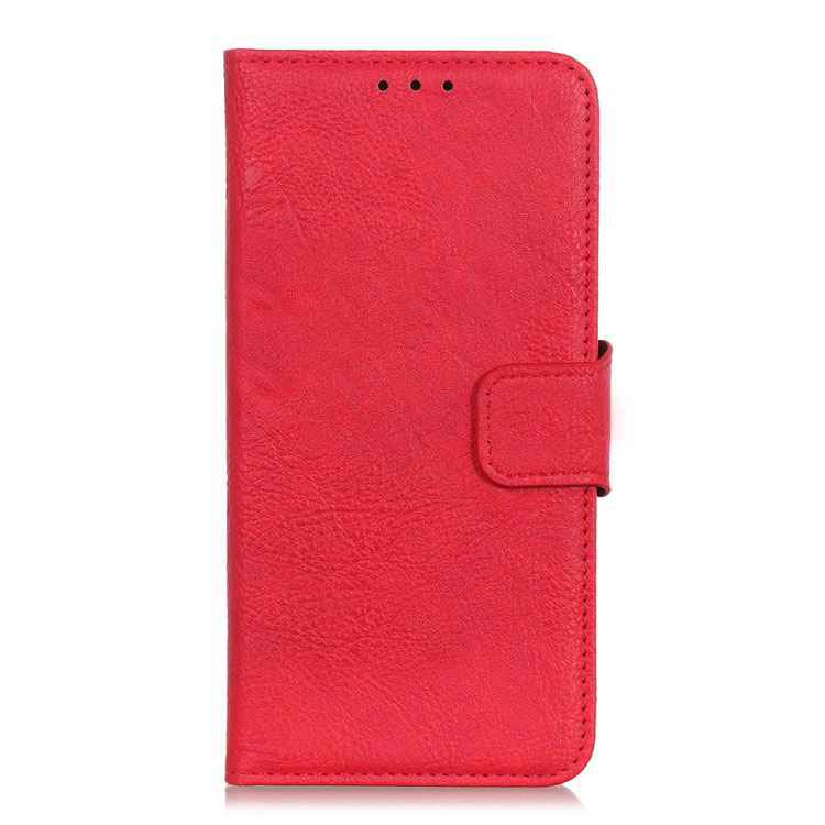 Case Samsung Galaxy A70 #เคสฝาพับหนัง PU ผิวลิ้นจี่ Litchi Skin Leather Wallet Protection
