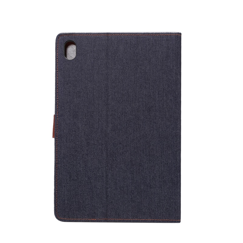 Case Huawei MediaPad M6 (10.8 inch) #เคสฝาพับหนัง PU ผิวยีนส์พับตั้งได้ Jeans Cloth Leather Wallet