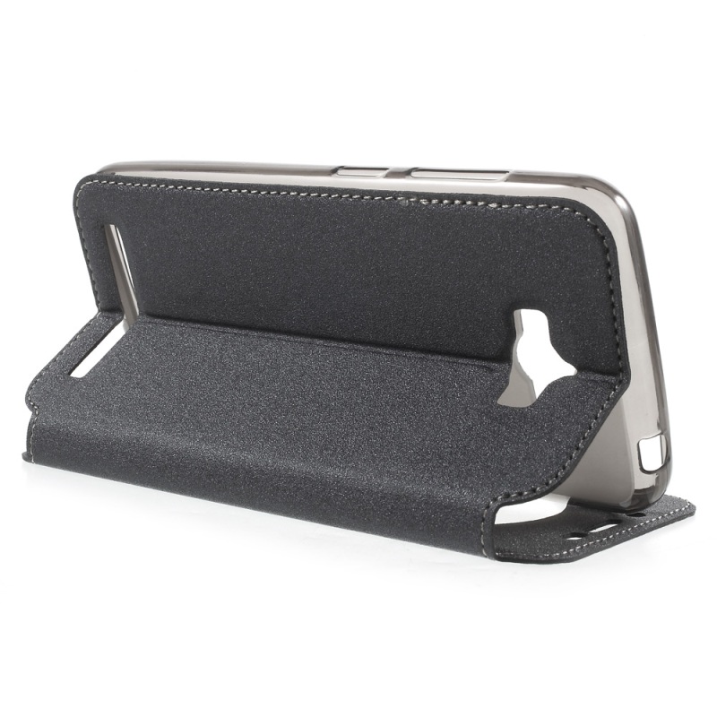 Case Asus Zenfone Max ZC550KL แบบฝาพับมีช่องหน้าต่างสมาร์ทวิวคุณภาพดี