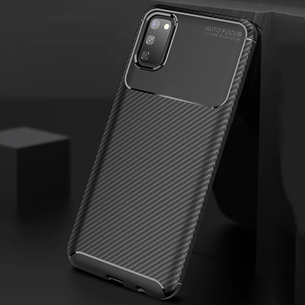 Case Samsung Galaxy S10 Lite #เคสฝาหลังนิ่ม Carbon Fiber Anti-drop TPU Protection