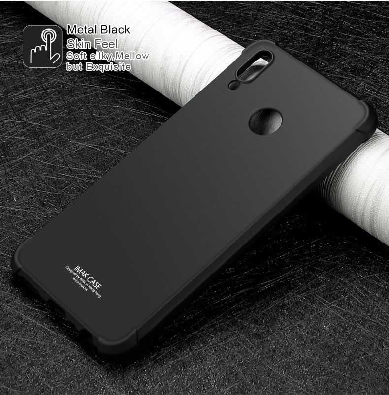 Case Honor 8X #เคสฝาหลัง IMAK Skin Feel Anti-drop TPU Case + ฟิล์มกันรอย Explosion-proof Screen Film