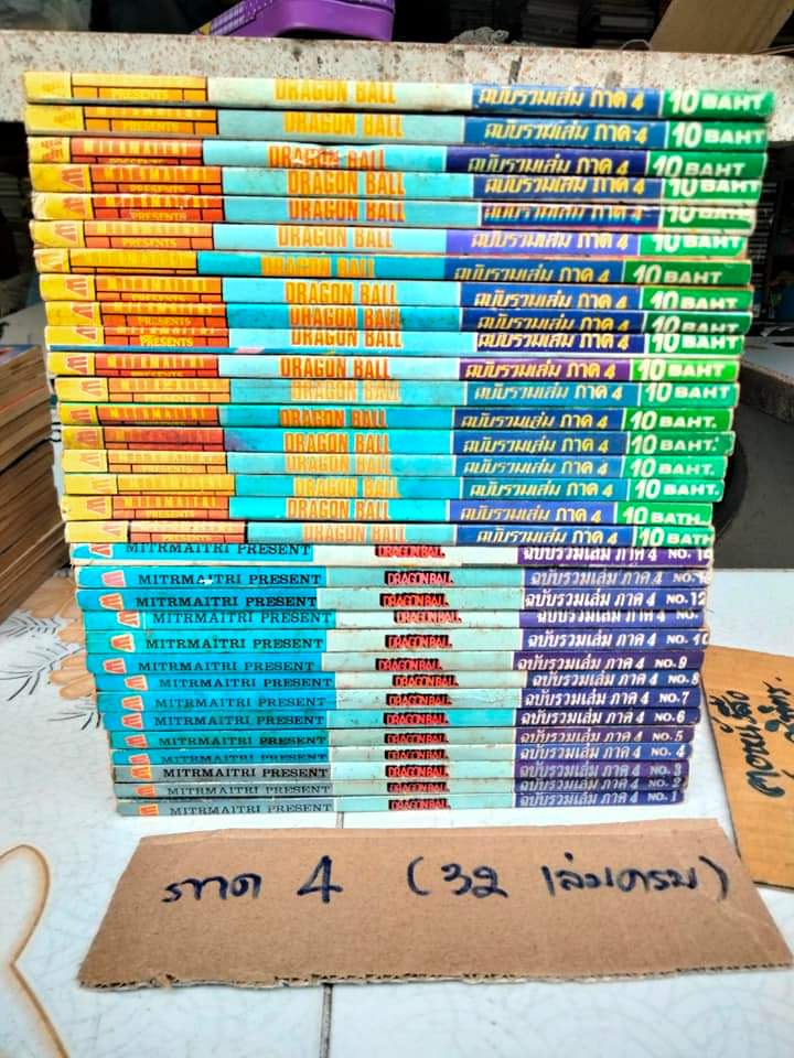 DRAGON BALL ดรากอนบอลล์ #มิตรไมตรี #การ์ตูนก่อนลิขสิทธิ์ (รวม 46 เล่ม) **สินค้าหมด**