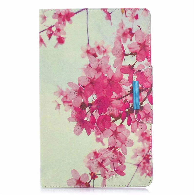 Case Samsung Galaxy Tab S5e SM-T720 / SM-T725 #เคสฝาพับพิมพ์ลาย Pattern Printing Wide Clasp Stand Wallet Flip Leather