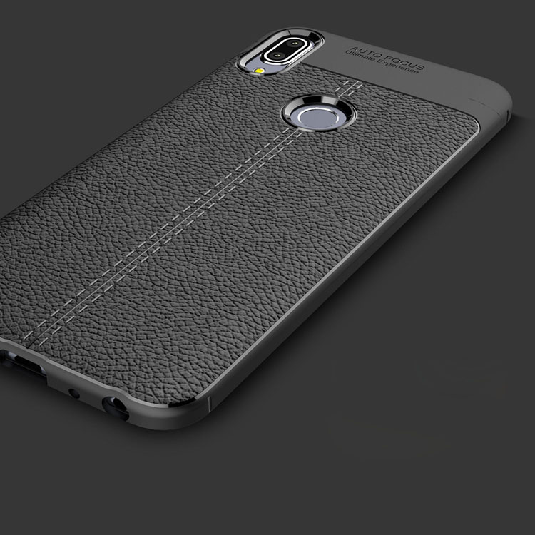 Case Asus Zenfone Max Pro (M1) #เคสฝาหลัง TPU ผิวลิ้นจี่ช่วยป้องกันลายนิ้วมือและกันลื่นได้ดี
