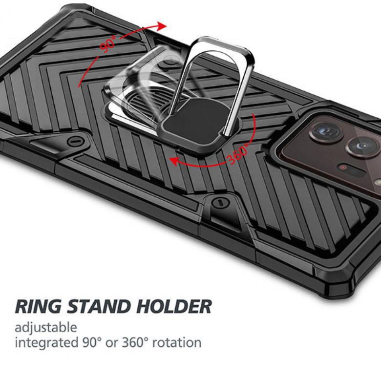 Case Samsung Galaxy Note 20 Ultra / Note 20 Ultra 5G #เคสฝาหลัง Hybrid TPU+PC มีแหวนสวมนิ้ว