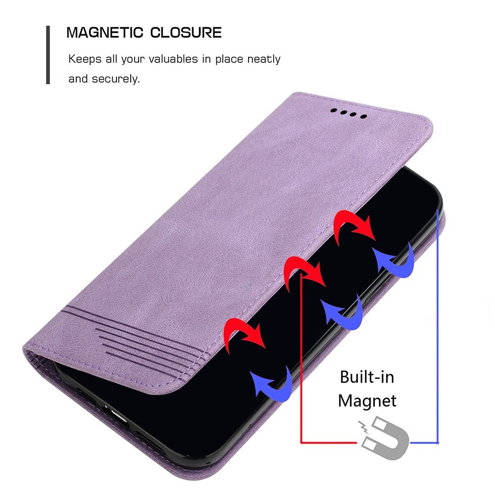 เคส Samsung Galaxy S21 FE 5G #เคสฝาพับหนัง PU สไตล์กระเป๋าสตางค์พร้อมช่องใส่การ์ด Luxury Flip Stand Card Phone Leather Wallet Cover Casing Auto-absorbed Smartphone