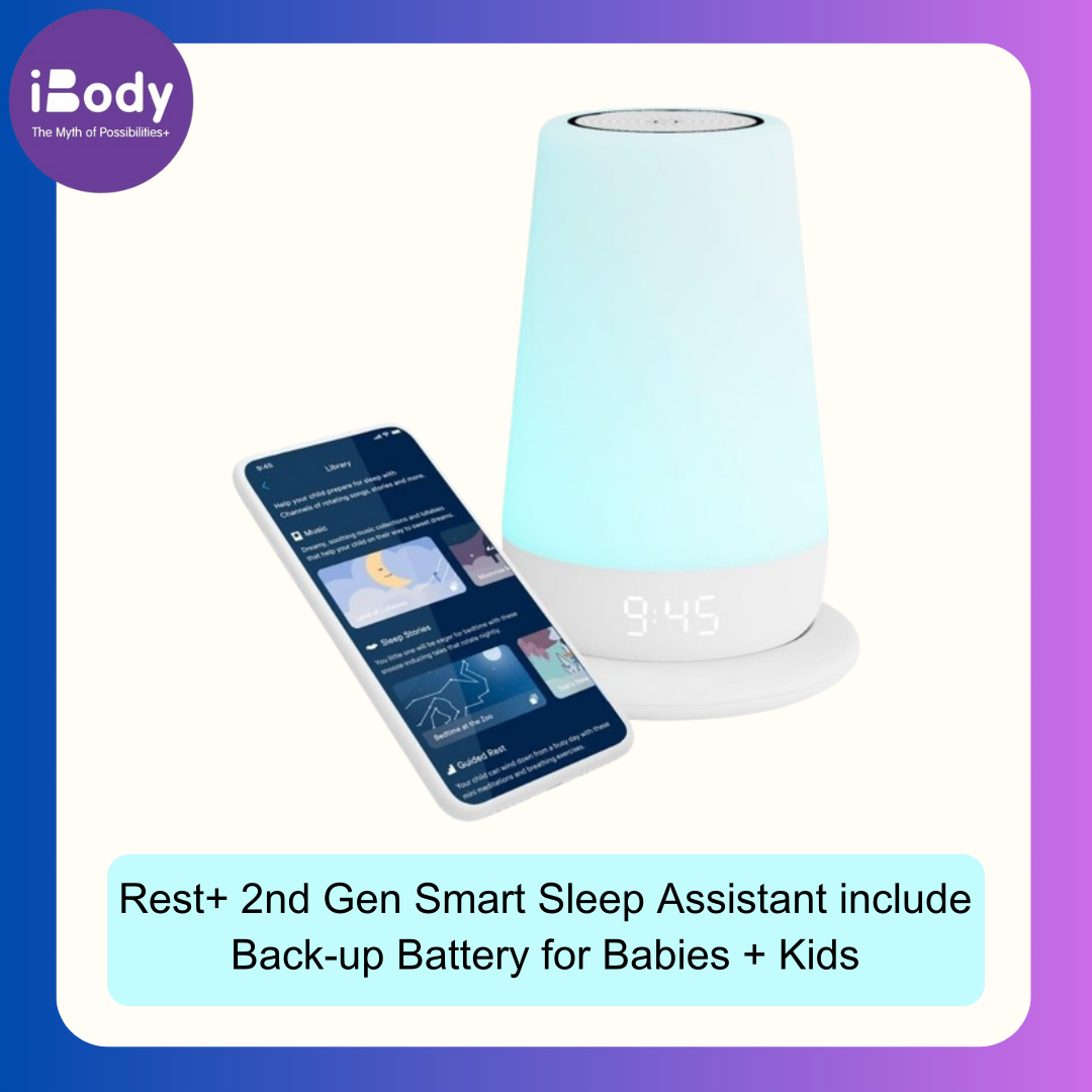 (Hatch®) Rest+ 2nd Gen Smart Sleep Assistant include Back-up Battery for Babies + Kids เครื่องเสียงนอนหลับ สำหรับเด็ก