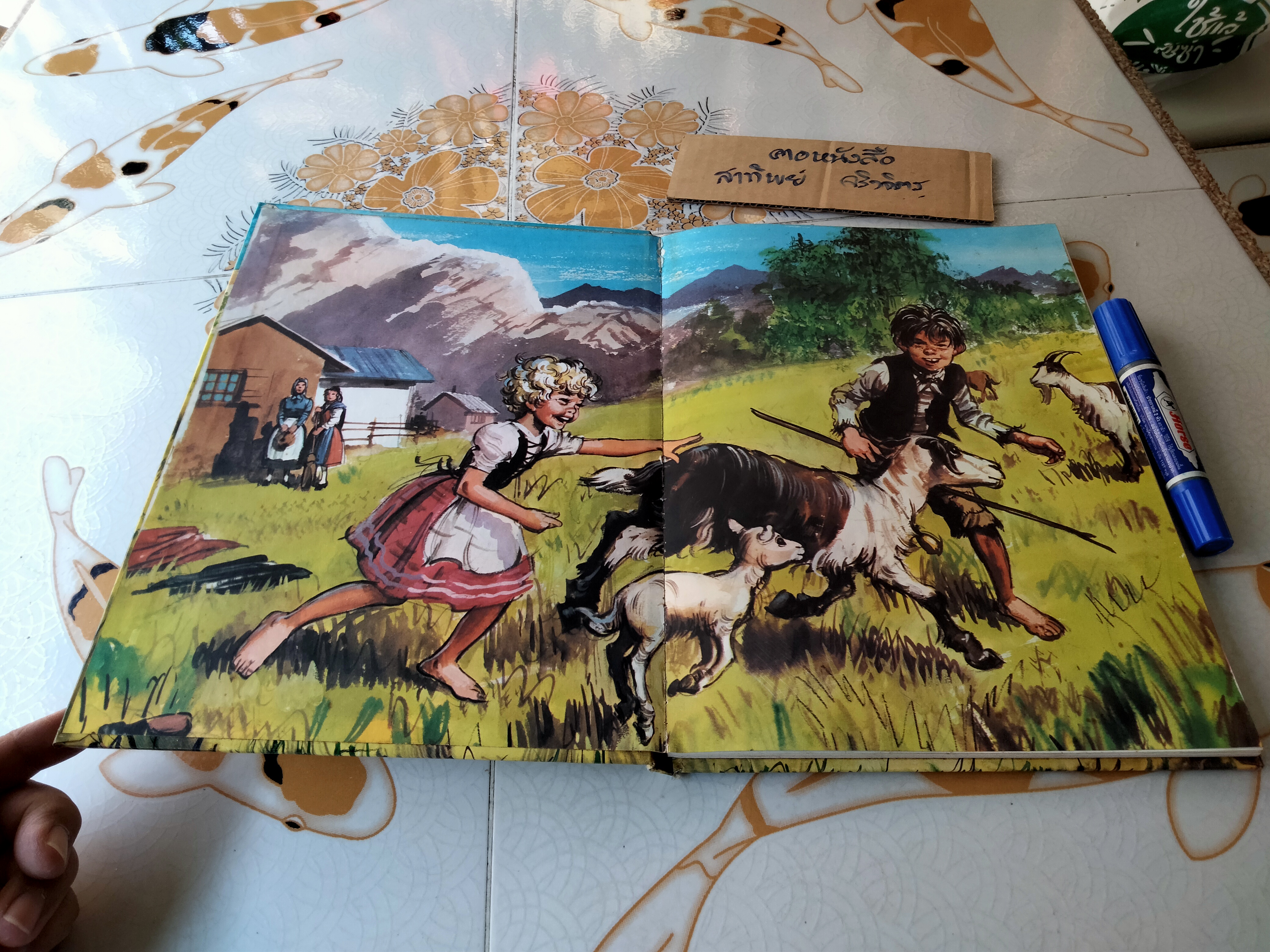 Heidi - Johanna Spyri Award Adventure Classics (มือสองปกแข็ง) ภาพประกอบโดย JOHN WORSLEY **สินค้าหมด**