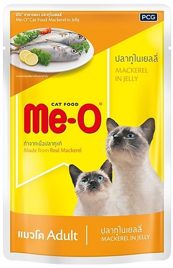 Me-O(มีโอ) เปียกซองปลาทูในเยลลี่ 80g