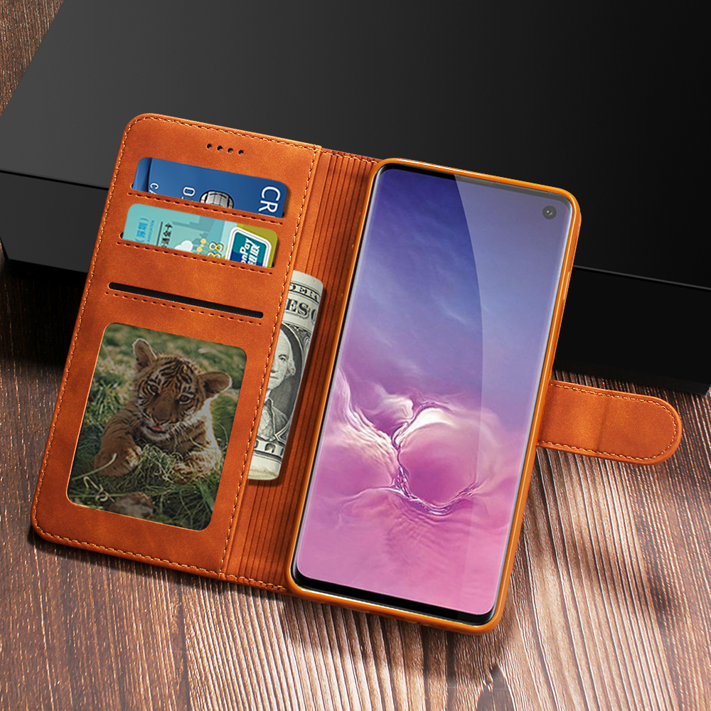 เคส Samsung Galaxy S10 #เคสฝาพับหนัง PU DIAOBAOLEE Leather Stand Stand เคสคุณภาพดีราคาถูก