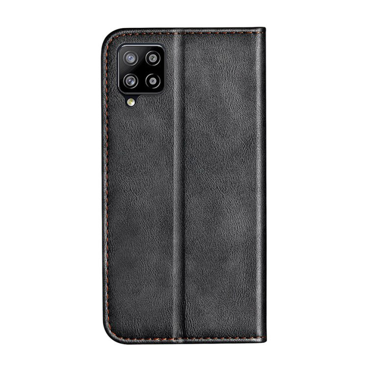 เคส Samsung Galaxy A42 5G #เคสฝาพับปกหนัง PU แบบกระเป๋าสตางค์สีทูโทน Retro PU Leather Card Slot Cover
