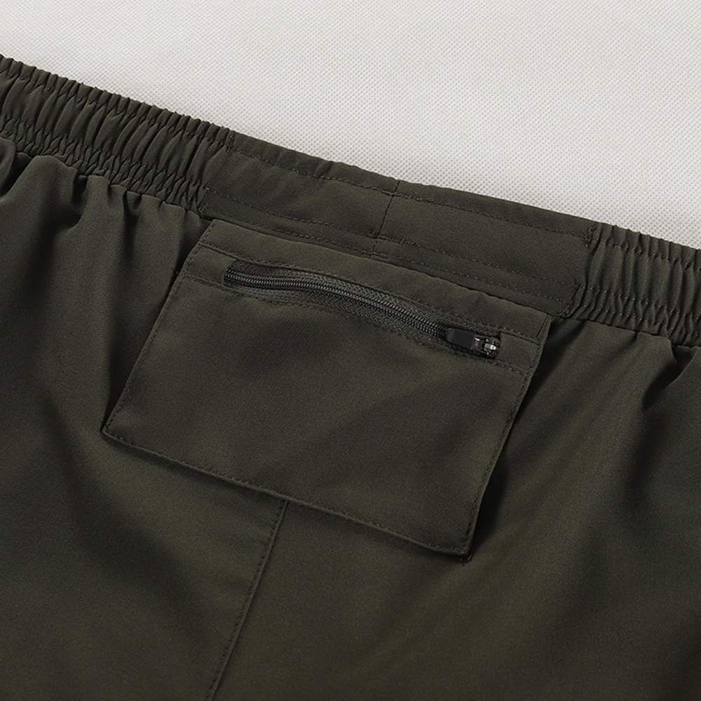 กางเกงวิ่งมาราธอน 2-in-1 มีซิปกระเป๋าหลัง มีช่องเก็บผ้าเช็ดเหงื่อได้ ARSUXEO รุ่น B192(F6)