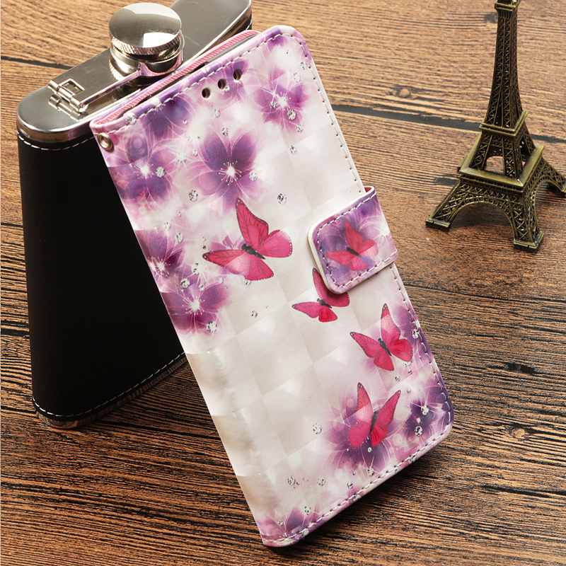 Case Huawei P20 Pro #เคสฝาพับพิมพ์ลาย Pattern Printing Light Spot Decor Leather