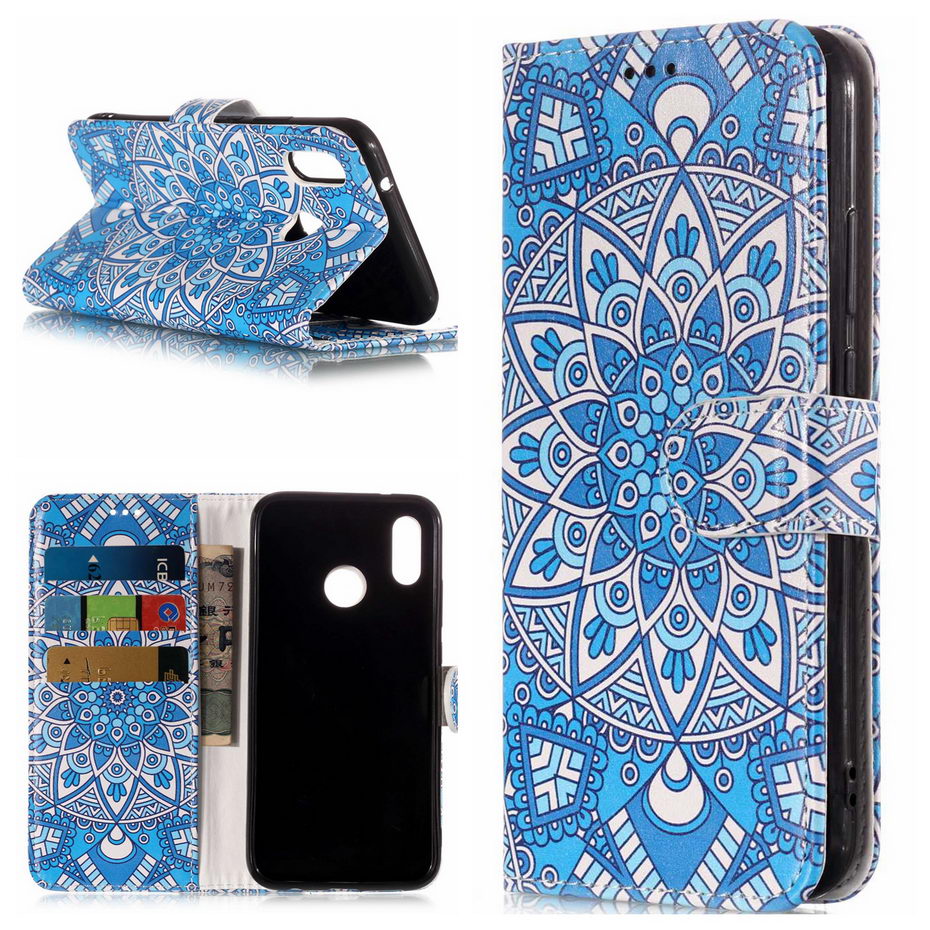 Case Huawei P20 Lite/Nova 3e #เคสฝาพับสไตล์กระเป๋าสตางค์พิมพ์ลายสวยๆ Pattern Printing Wallet Leather