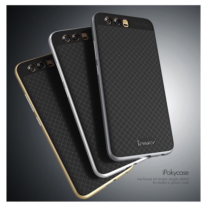 Case Huawei P10 Plus IPAKY PC Bumper + ไฮบริด TPU