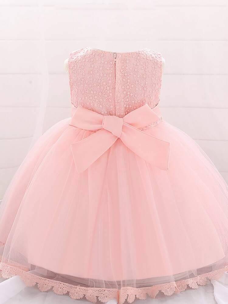 เดรสเด็กหญิง งานลูกไม้สวยมาก