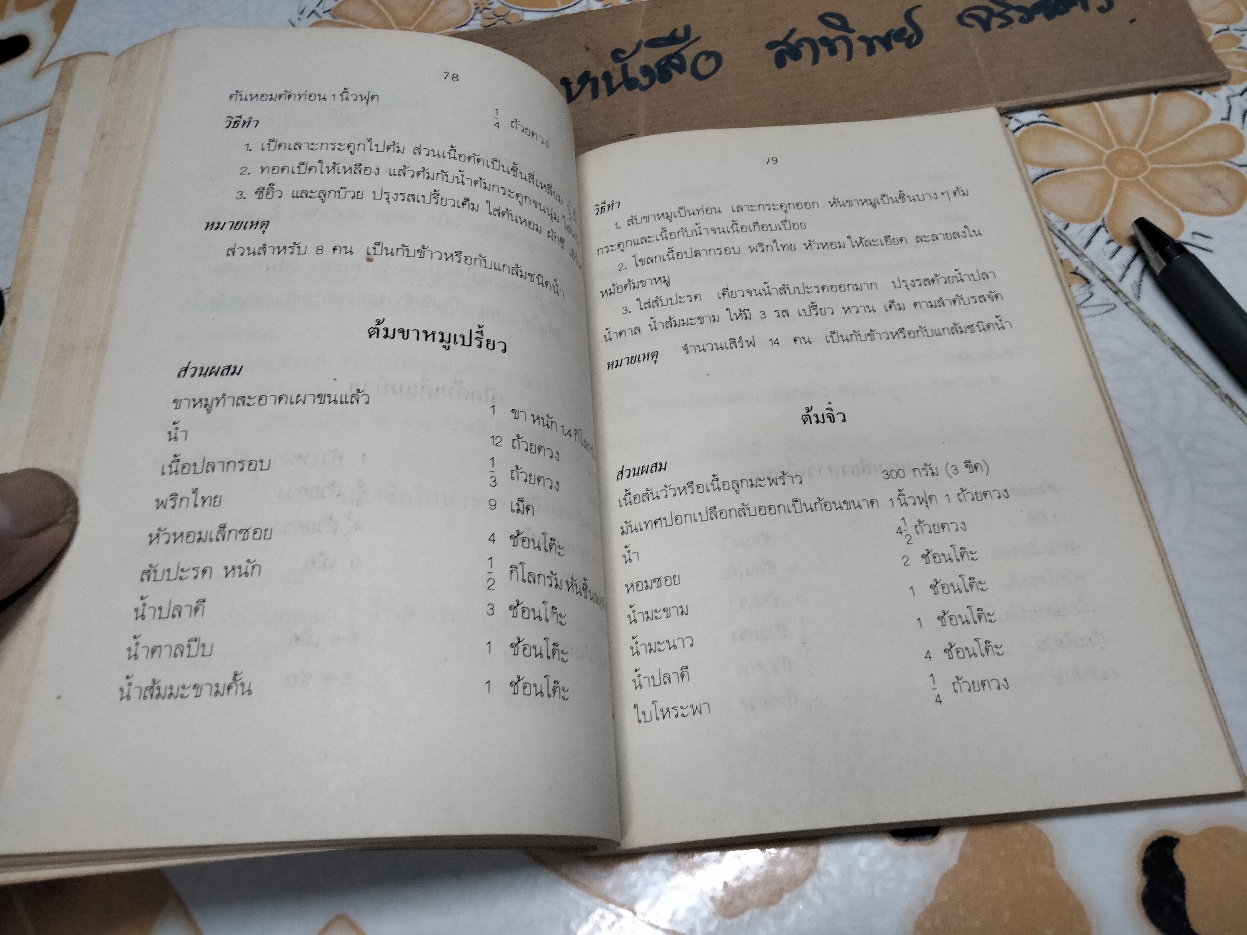 อาหารและขนมไทย (เล่ม 2) โดย จรรยา สุบรรณ์ **สินค้าหมด**