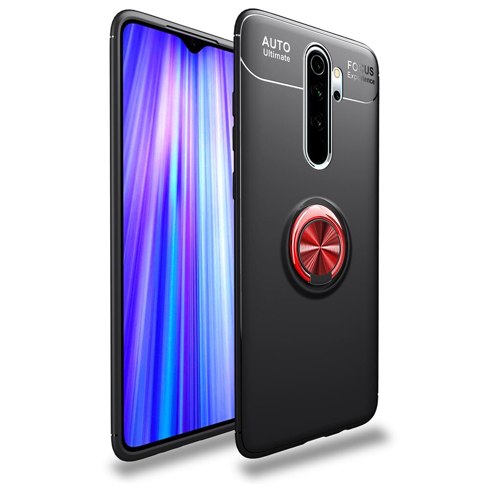 Case Xiaomi Redmi Note 8 Pro #เคสฝาหลัง TPU Finger Ring Kickstand (แผ่นโลหะแบบ Built-in)
