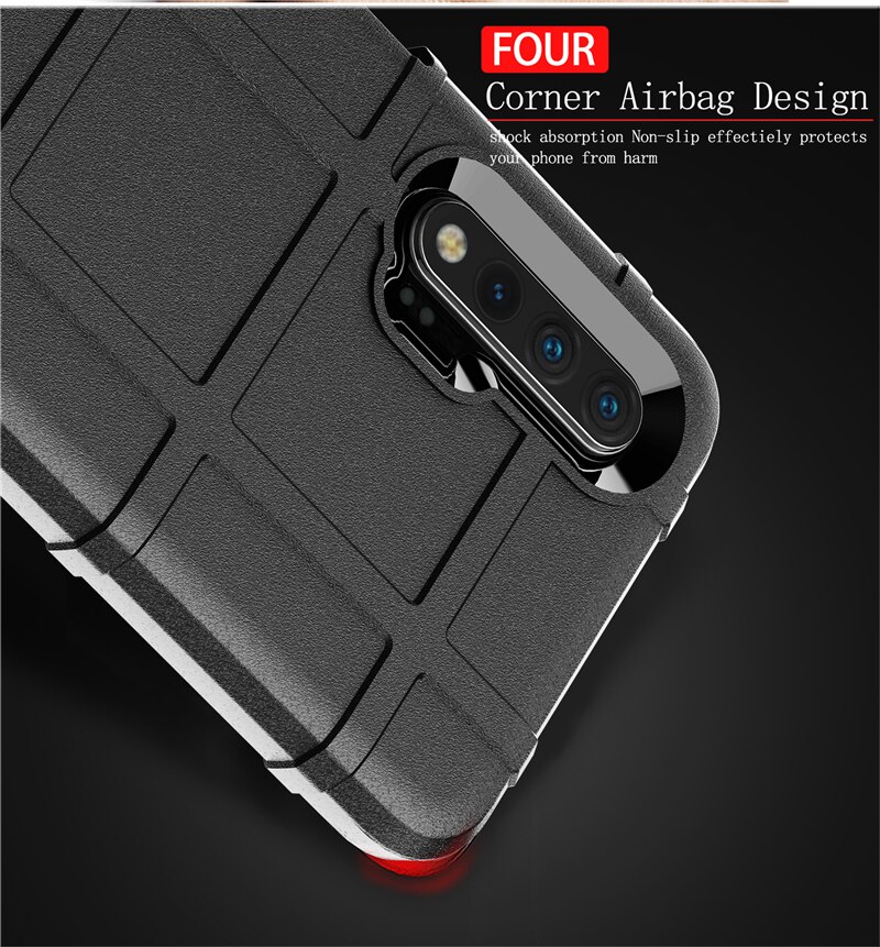 Case Huawei Nova 6 #เคสฝาหลัง Rugged Shield Series Soft Silicone Shock Absorption Matte กันกระแทก