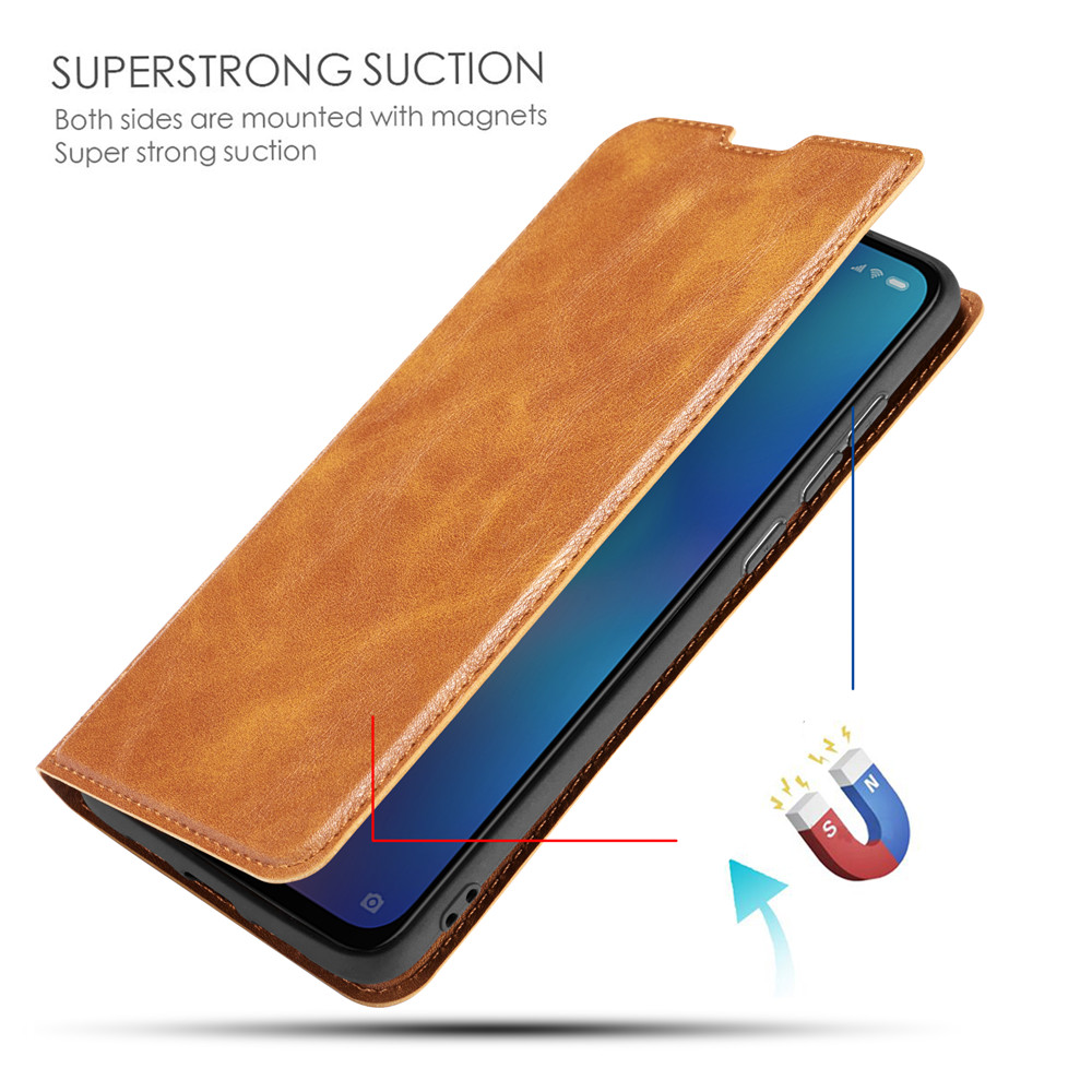 เคส Samsung Galaxy A50 / A50s / A30s #เคสฝาพับหนัง PU สไตล์เรียบง่ายออกแบบบางมีช่องเสียบการ์ด Ultra-thin Simple Style Leather Flip
