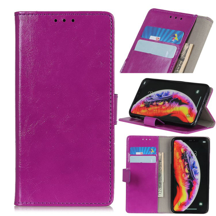 Case Samsung Galaxy A71 #เคสฝาพับหนัง PU ผิวหนังม้า