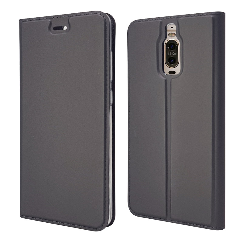 Case Huawei Mate 9 Pro #เคสฝาพับหนัง PU Magnetic Adsorption Stand Leather Card Holder
