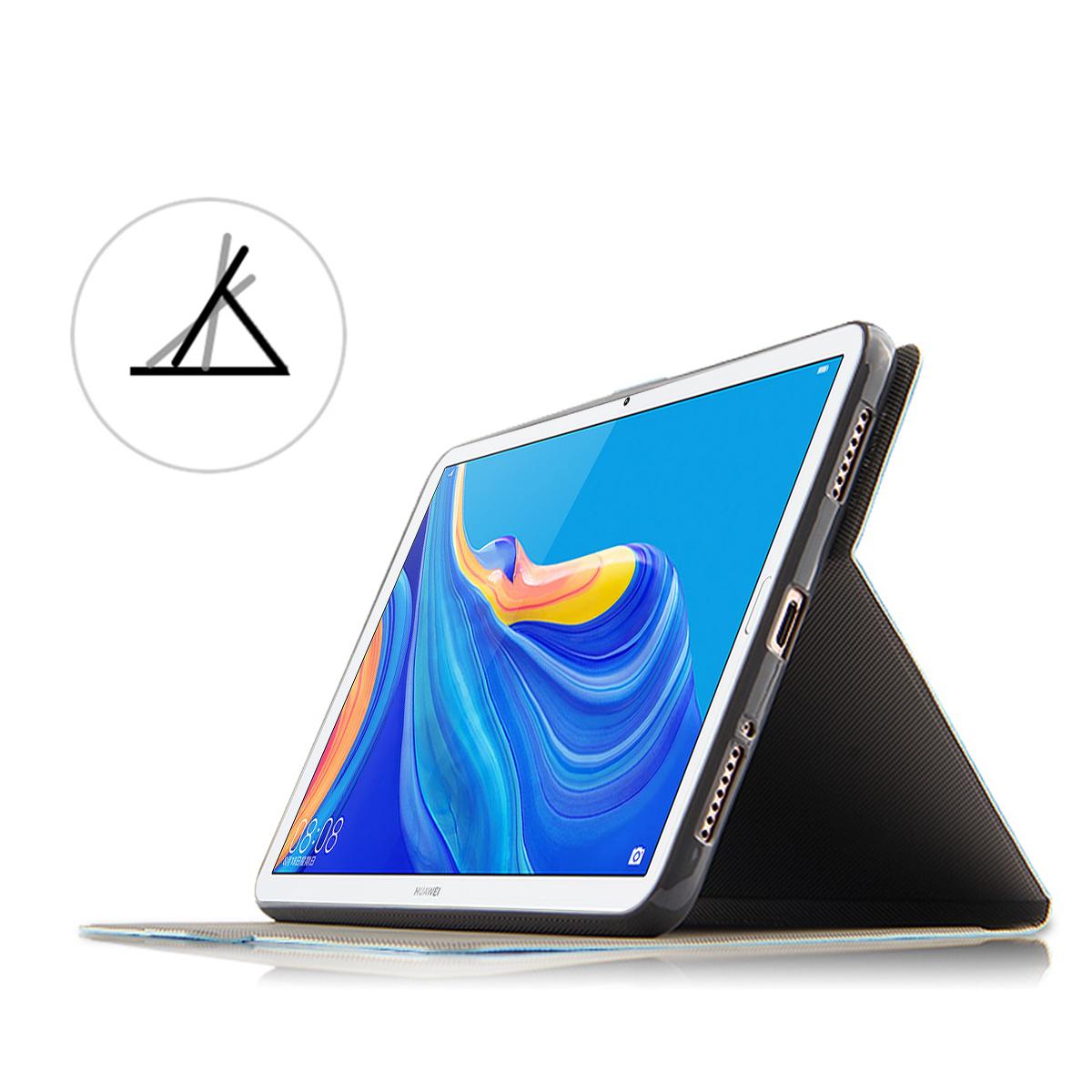 Case Huawei MediaPad M6 8.4 #เคสฝาพับหนัง PU แบบสมาร์ท Deer Pattern Auto Wake Sleep