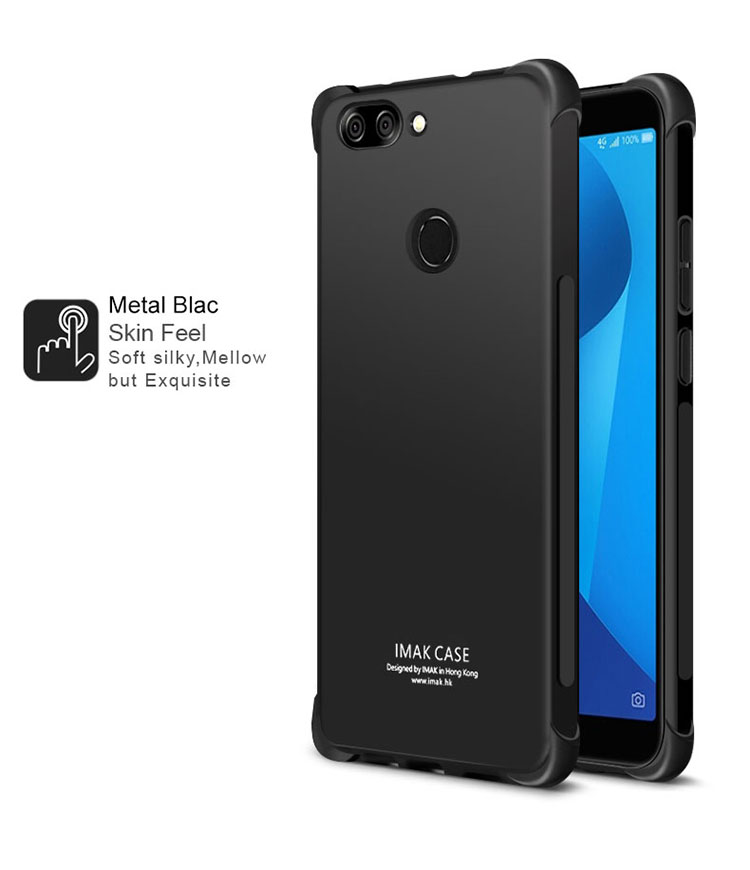 เคส Asus ZenFone Max Plus (M1) ZB570TL / IMAK Skin Feel #เคสฝาหลัง TPU Cover + ฟิล์มป้องกันหน้าจอ