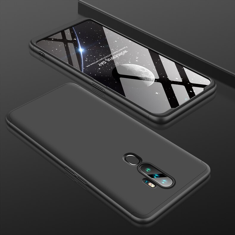 เคส OPPO A9 (2020)/A5 (2020) #เคสฝาหลังพลาสติกแข็ง Detachable All-wrapped Matte แยกชิ้นได้