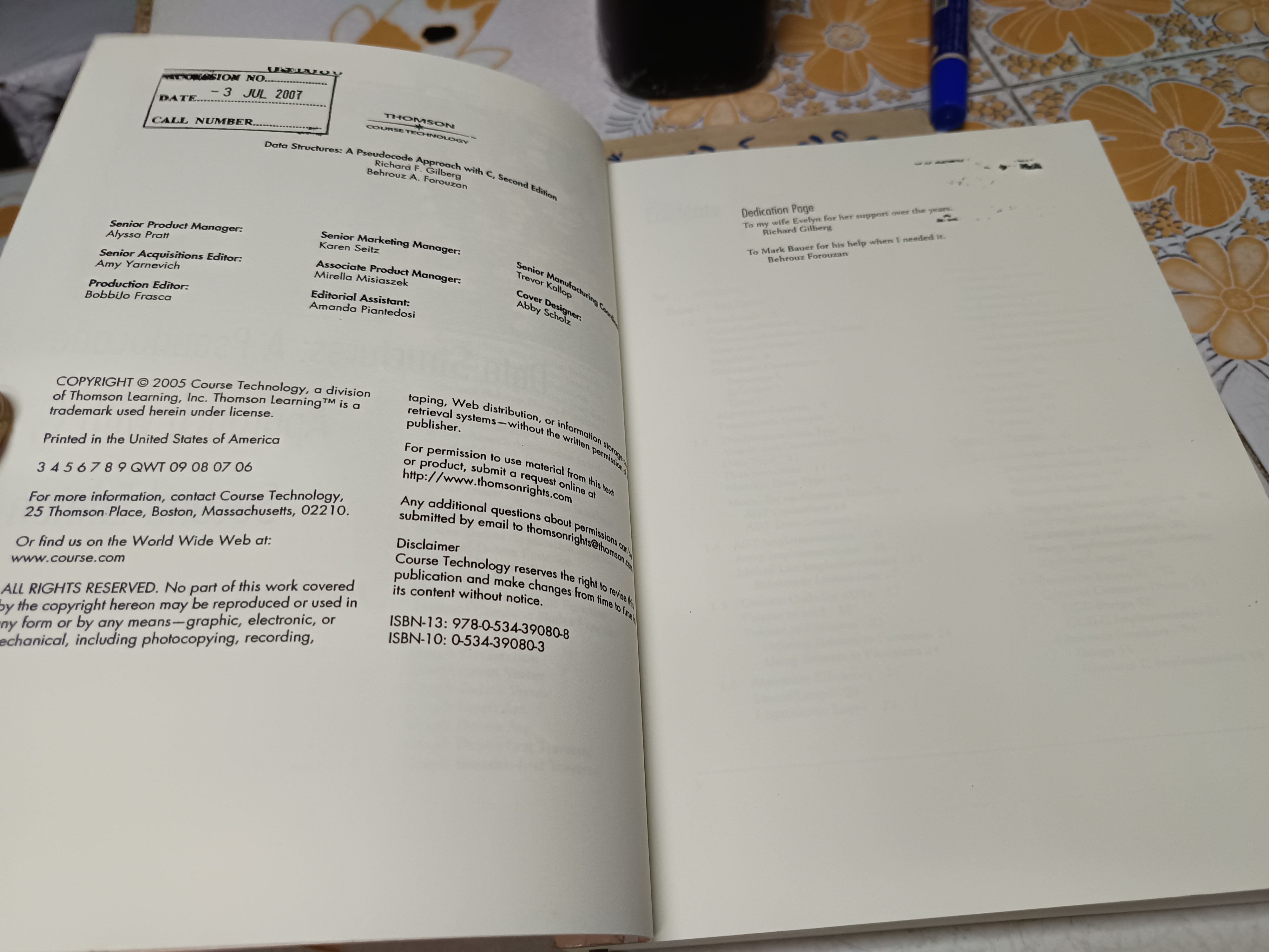 Data Structures : A Pseudocode Approach with C By Richard F. Gilberg & Behrouz A. Forouzan ,2005 (copied)