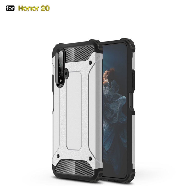 เคส Huawei Nova 5T #เคสฝาหลังพลาสติกแข็งกันกระแทก ไฮบริด พลาสติก+TPU สวยงามทันสมัย