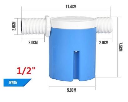 วาล์วควบคุมระดับอัตโนมัติขนาด1/2 "3/4" 1 " น้ำมีงอ 90 แถม