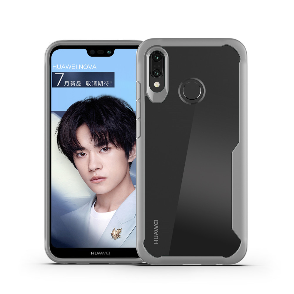 เคส Huawei nova 3 #เคสฝาหลัง Hybrid Shock Absorption PC + TPU