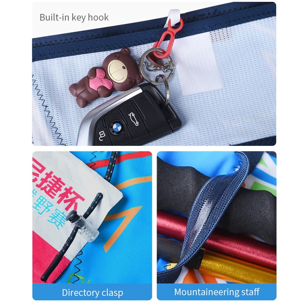 กระเป๋าคาดเอว แบบบาง ใส่ขวดน้ำได้ AONIJIE รุ่น W8108 (A24)