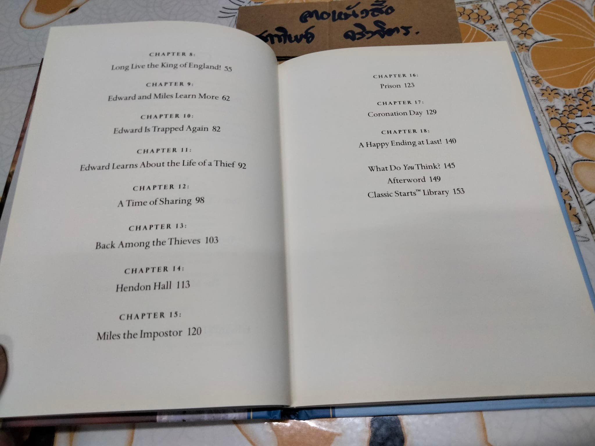 CLASSIC STARTS - THE PRINCE AND THE PAUPER , Retold from the Mark Twain original