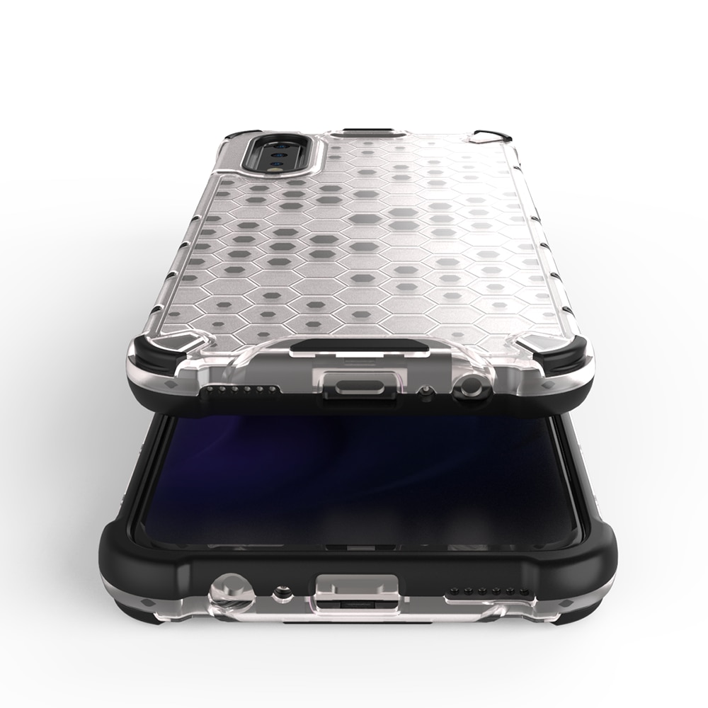 Case Vivo S1 #เคสฝาหลังกันกระแทก Honeycomb Shock Absorber TPU + PC + Silicone Hybrid